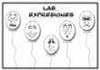 Colorea esta l&aacute;mina sobre los Gestos y Expresiones Faciales. Pinta las expresiones de estos graciosos globos.
